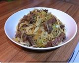 サッパリ♪豚ほほ肉のネギ塩だれ焼きそば作り方6写真