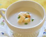 里芋＆豆腐のクリーミースープ作り方8写真