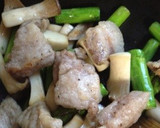 豚肉と茸と青野菜のオイスターソース炒め作り方7写真