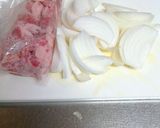 超簡単！豚肉と玉ねぎ甘辛炒め（豚丼対応）作り方1写真