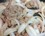 超簡単！豚肉と玉ねぎ甘辛炒め（豚丼対応）作り方4写真
