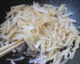 大根とひき肉のたまご炒め作り方2写真