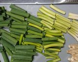 ねぎとしらすのごま油炒：お弁当野菜おかず作り方1写真