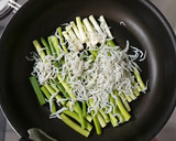 ねぎとしらすのごま油炒：お弁当野菜おかず作り方2写真