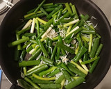ねぎとしらすのごま油炒：お弁当野菜おかず作り方3写真