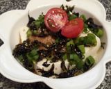 簡単☆豆腐なめたけのごま油で冷奴☆作り方2写真