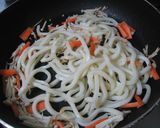 ヘルシーな焼きうどん作り方3写真