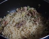 ☆塩らーめん簡単アレンジ☆オム塩焼きそば作り方4写真