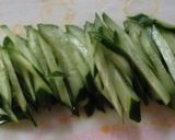 ワカメときゅうり、鶏ハムの中華サラダ♪作り方1写真
