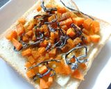 食感イイネ♡人参×塩昆布のカレートースト作り方3写真