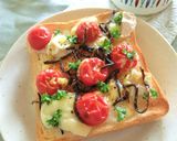 トマト×カマンベールのカレー風味トースト作り方5写真