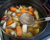 和食屋さんの味！手羽元とごぼうのうま煮作り方5写真