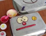 ドラえもん 立体ケーキ☆作り方7写真