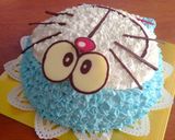 ドラえもん 立体ケーキ☆作り方20写真