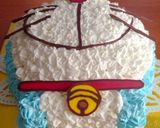 ドラえもん 立体ケーキ☆作り方21写真