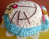 ドラえもん 立体ケーキ☆作り方22写真