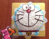 飛んでるアンパンマン♪立体 ケーキ★作り方36写真
