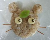 キャラ弁☆ゆるキャラムジナもんのお弁当♪作り方4写真