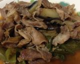 ☆豚肉と夏野菜？の生姜焼き☆作り方7写真