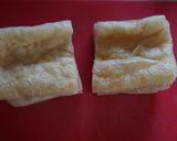 うどん巾着と豆苗のさっと煮作り方1写真
