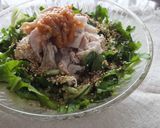 簡単サッパリうどん豚しゃぶサラダ梅風味作り方12写真