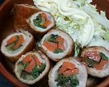 焼き肉のたれで簡単！野菜たっぷり豚肉巻き作り方10写真