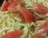 本気の♡トマト鮭焼きハラス温泉卵パスタ♪作り方22写真