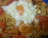 本気の♡トマト鮭焼きハラス温泉卵パスタ♪作り方30写真