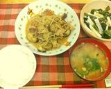 豚肉と野菜の甘辛味噌炒め＊作り方4写真