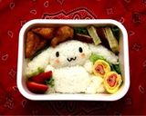 キャラ弁 シナモンロール作り方3写真