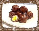 簡単✿うずらのたまご入り肉団子作り方8写真