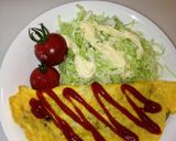 がっつり♡肉感を楽しむオムレツ作り方5写真