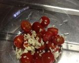 トマトの冷製パスタ☆子供と2人ご飯☆作り方2写真