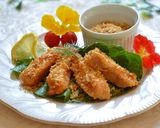 鮪のBBQ風味✿サクサクパン粉がけ☆作り方8写真