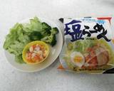 野菜もいっぱい、塩ラーメン作り方1写真