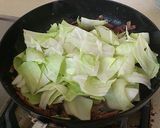 春キャベツのカルボ風カレーうどん作り方3写真