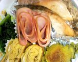 焼きハムのお花　お弁当のすき間に作り方5写真