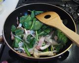 しょうゆあんかけ和風パスタ作り方3写真