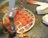 お弁当のおかずに便利な海老のトマト焼き作り方4写真