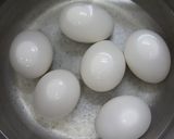 ケトルスモーカーで作るスモークエッグ作り方1写真