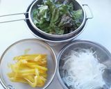 醤油麹で和えたｻﾆｰﾚﾀｽのsalad作り方1写真