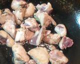 鶏レバーのぷりぷり甘辛煮作り方3写真