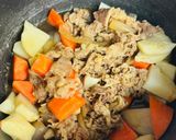吉野家の牛丼ベースの肉じゃが作り方4写真