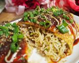 ☆塩らーめん簡単アレンジ☆オム塩焼きそば作り方18写真