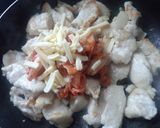 鶏胸肉DEキムチ~ズ炒め★丼も♬作り方3写真