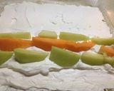 メロン＆メロンロールケーキ作り方13写真