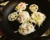 酒のつまみ　長芋の一口お好み焼き作り方4写真
