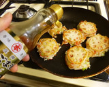 酒のつまみ　長芋の一口お好み焼き作り方5写真
