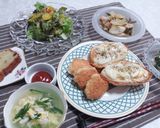 醤油麹で和えたｻﾆｰﾚﾀｽのsalad作り方5写真
