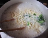 のり鮭弁風ラーメン作り方2写真